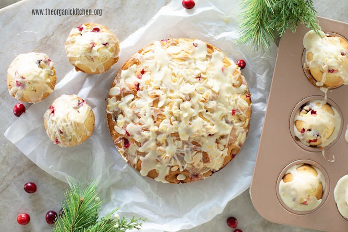 Orange Cranberry Cake or Muffins