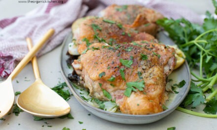 Easy Roasted Herb Butter Turkey Thighs