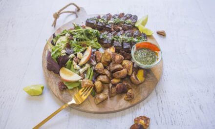 Chimichurri Steak, Potato and Salad Board