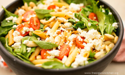 Penne Pasta with Tomatoes and Baby Arugula