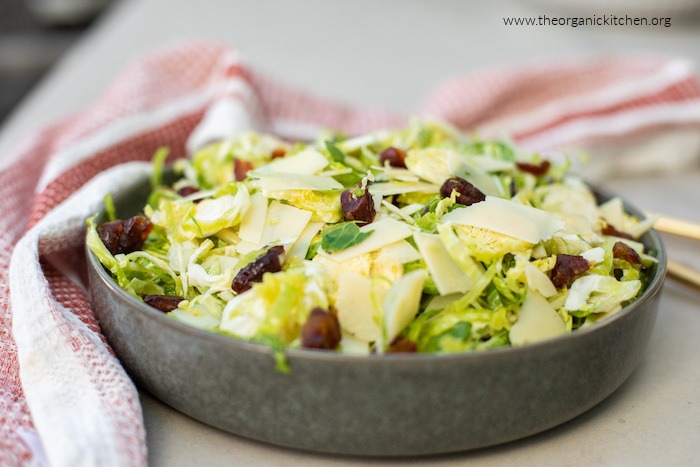 Shaved Brussels Sprouts and Date Salad