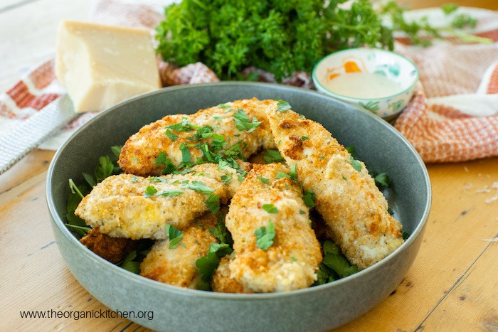 Air Fryer Parmesan Chicken Tenders