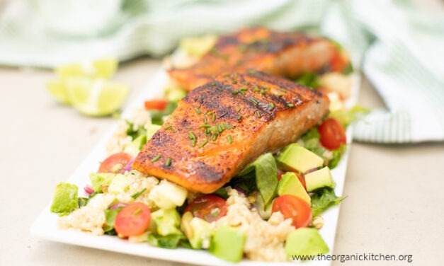 Blackened Salmon and Quinoa Salad