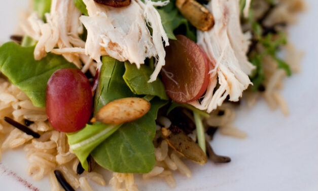 Wild Rice and Arugula Chicken Salad