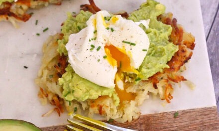 Potato Avocado “Toast” with Perfectly Poached Eggs