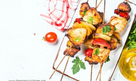 Grilled Greek Chicken Kabobs (Whole30-Keto)