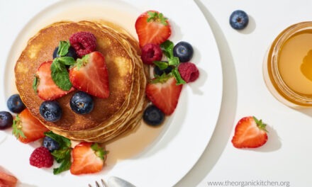 Sour Cream Pancakes with Seasonal Fruit