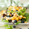 Peach and Blueberry Summer Salad