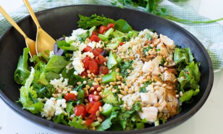 Chicken, Rice and Feta Salad