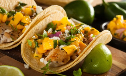 Easy Fish Tacos with Mango Salsa