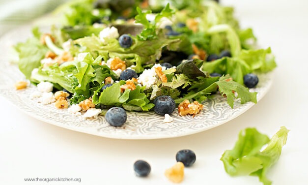 Blueberry, Walnut and Feta Salad