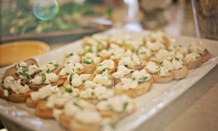 Easy Mozzarella Lemon Basil Crostini