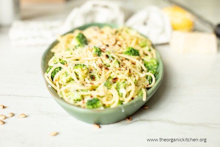 One Pot Pasta with Broccoli and Parmesan