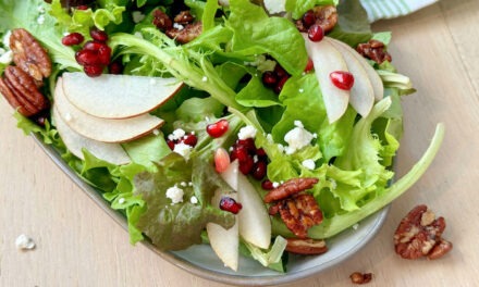 Pear and Pomegranate Winter Salad