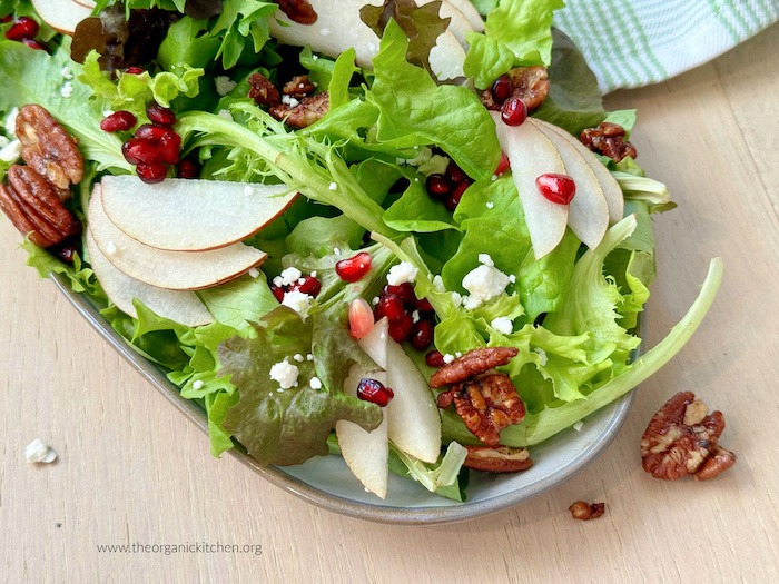 Pear and Pomegranate Winter Salad