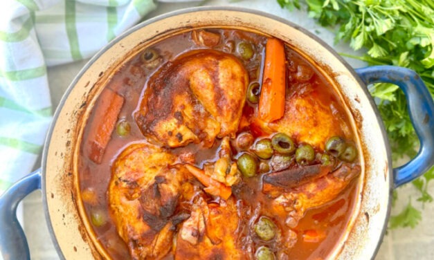 Dutch Oven Spanish Style Chicken