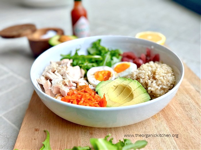 Chicken and Soft Boiled Egg Protein Bowl