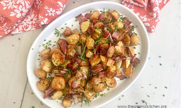 Air Fryer Potatoes with Bacon (Whole30)