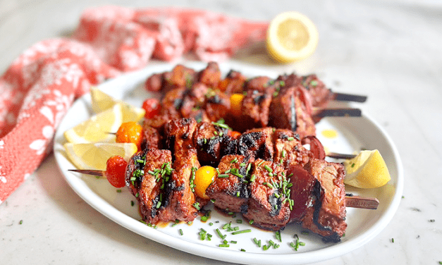 Grilled Beef Kabobs (Whole30, Keto-Low Carb)