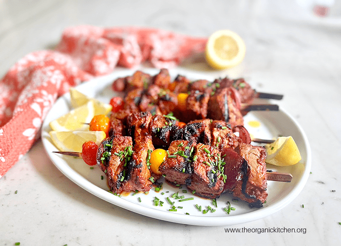 Grilled Beef Kabobs (Whole30, Keto-Low Carb)