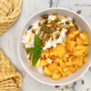 Peaches with Zesty Cottage Cheese